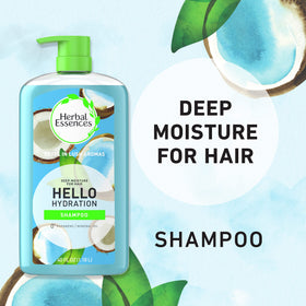 Herbal Essences shampoo creamy texture demonstrating rich lather benefit