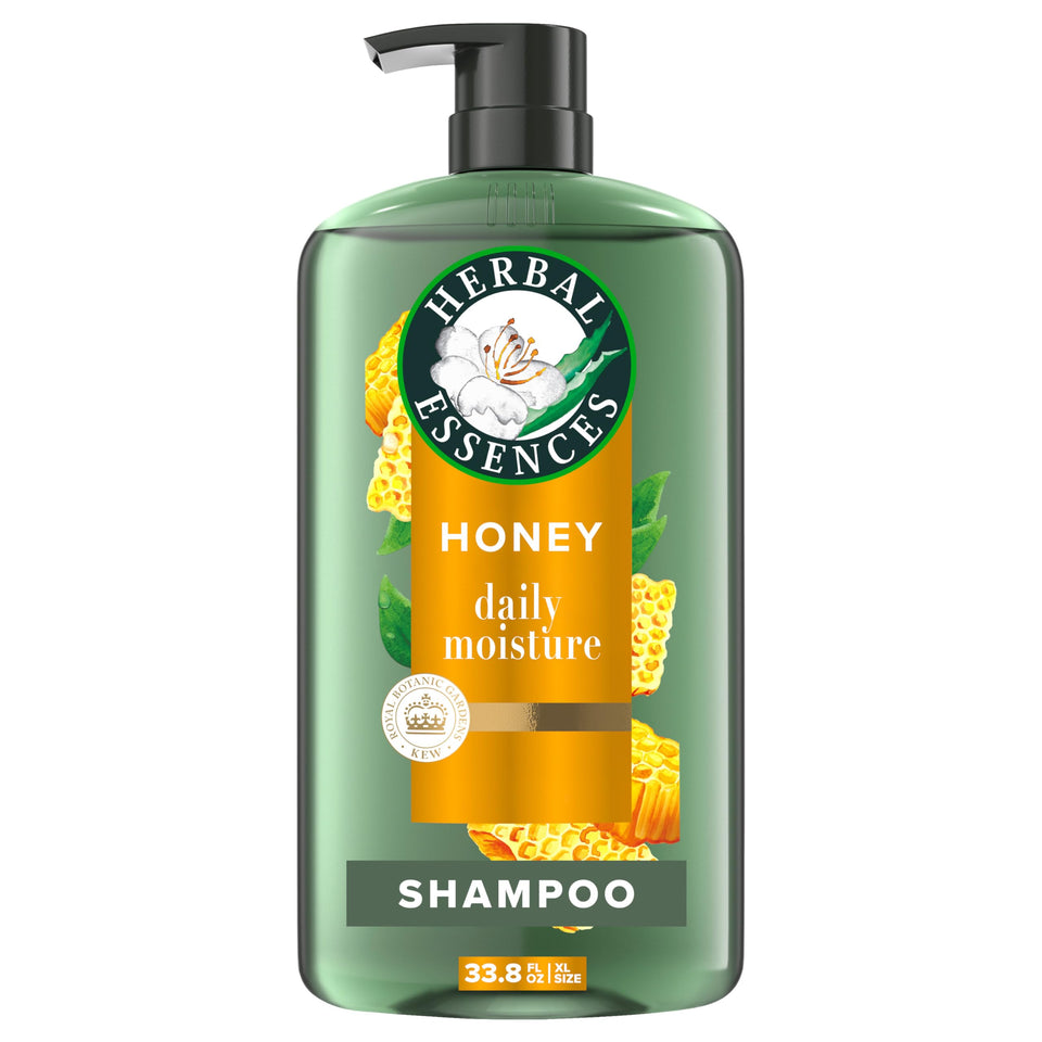 Herbal Essences front bottle view showing product and benefits