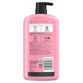 Rose hips and jojoba with Herbal Essences bottle showing botanical inspiration