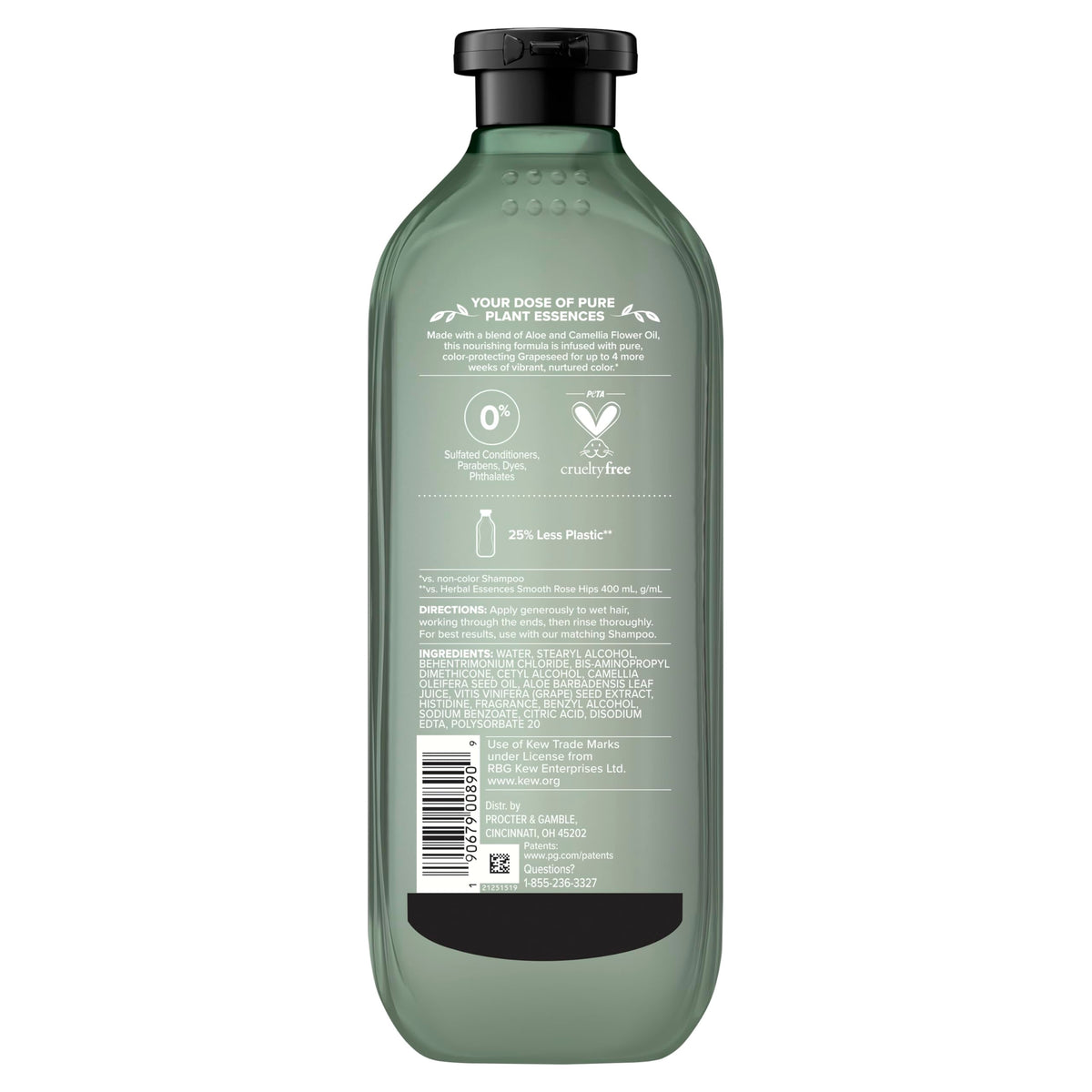 Herbal Essences bottle styled on bathroom shelf suggesting daily routine benefit