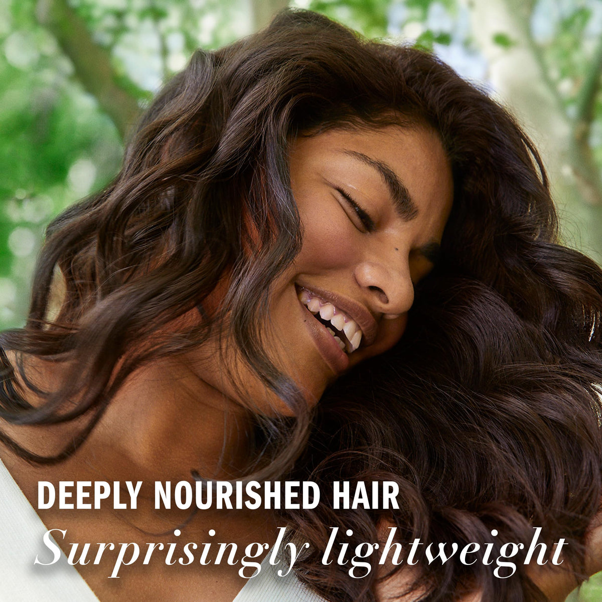 Herbal Essences conditioner on bathroom shelf in a styled setting signaling daily use benefit