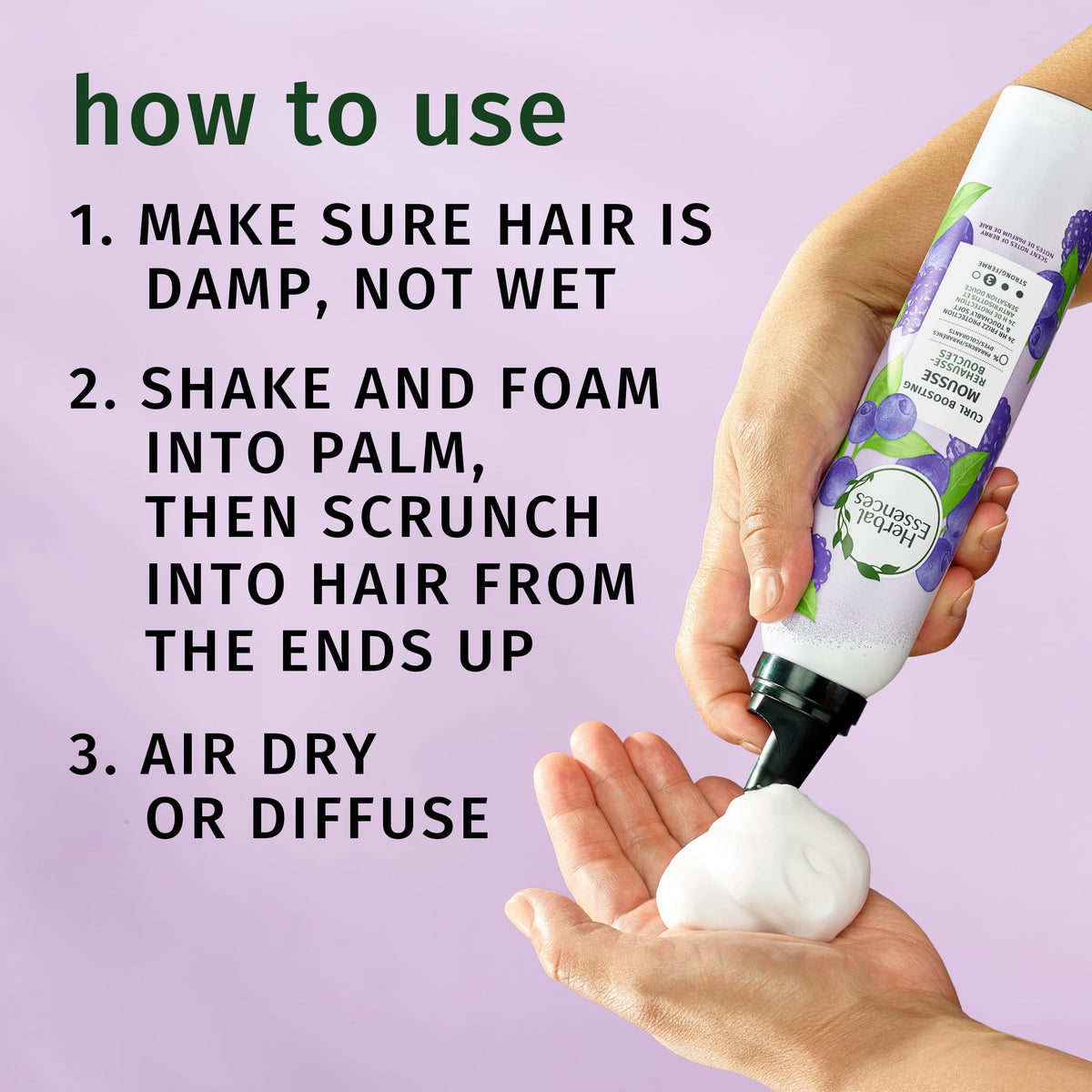 Herbal Essences berry scent visual suggesting fresh fragrance benefit
