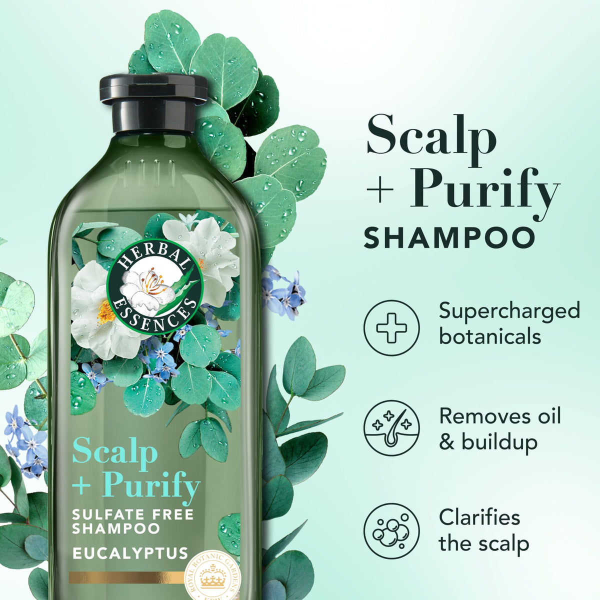 Herbal Essences nourishing spray front view highlighting lightweight protection