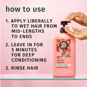 Herbal Essences pump dispensing conditioner for controlled, mess-free use