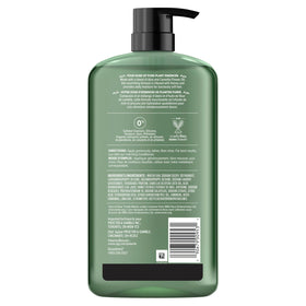 Herbal Essences recyclable bottle tactile raised dots detail