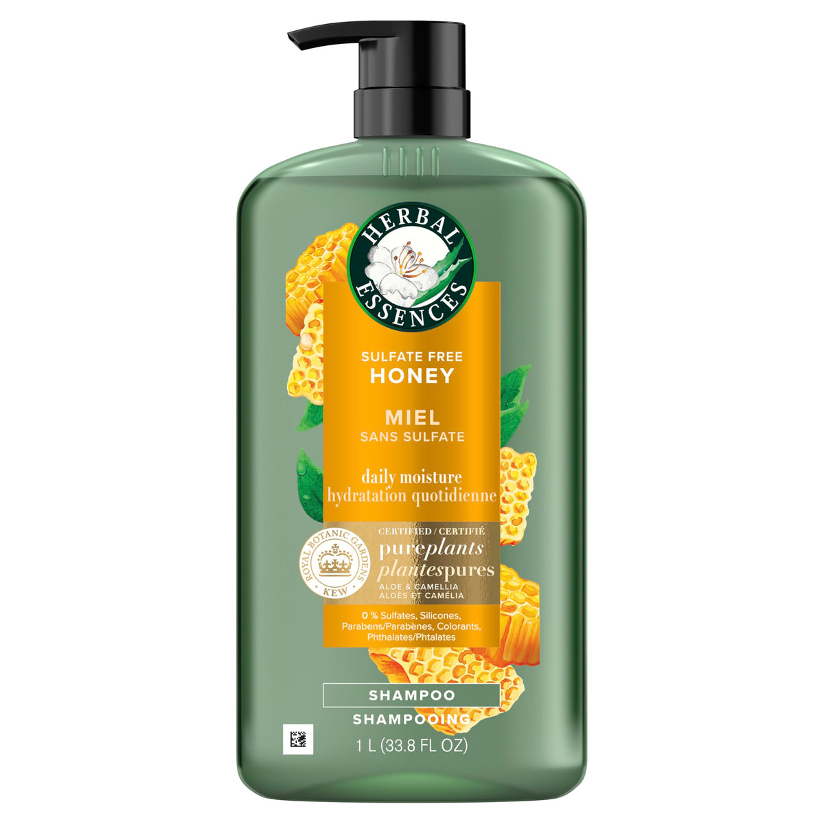 Herbal Essences shampoo in-shower use showing easy rinse and softness