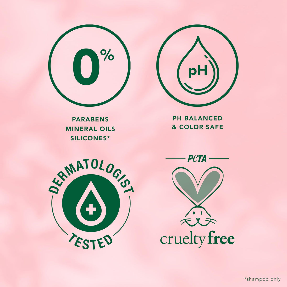 Herbal Essences shampoo foam texture showing gentle lather and cleansing
