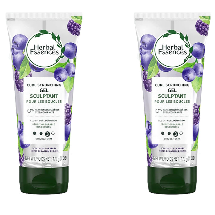 Herbal Essences front packaging showing 6 oz tube and berry scent benefits