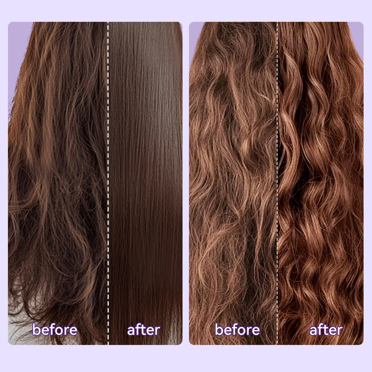 Herbalosophy conditioner texture close-up showing creamy hydration for smooth hair
