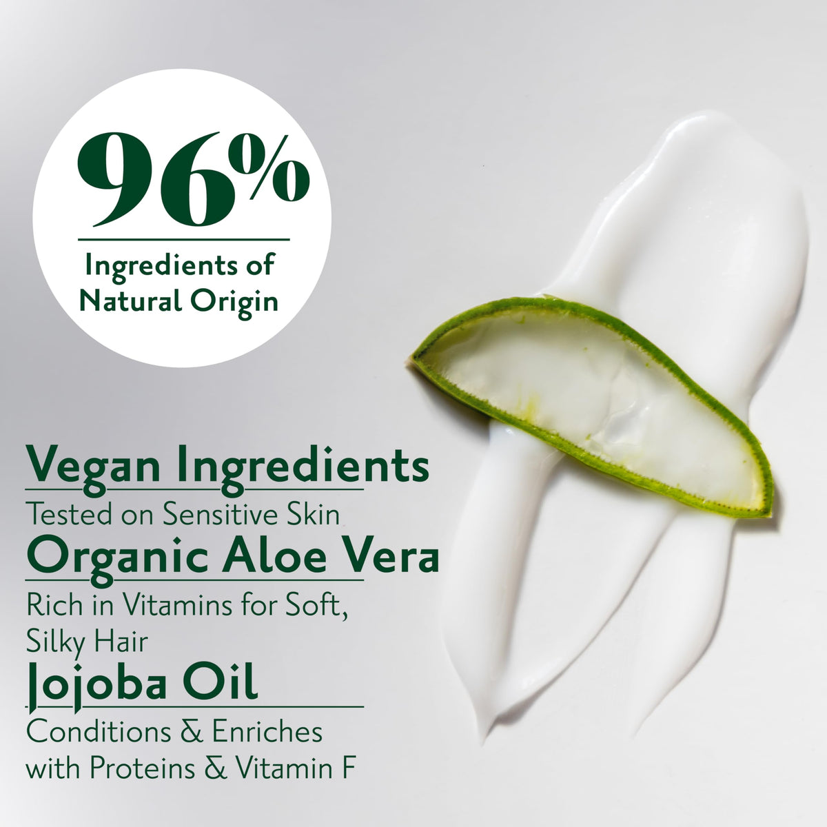 Herbatint conditioner applied to wet hair in shower to show conditioning in use