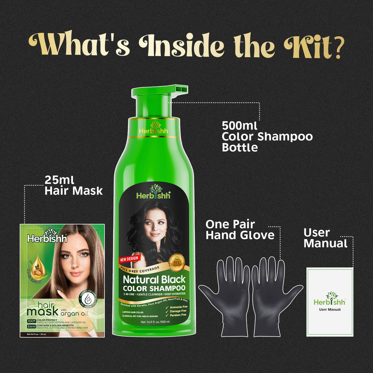 Herbishh lifestyle bathroom shelf showing easy at-home salon alternative