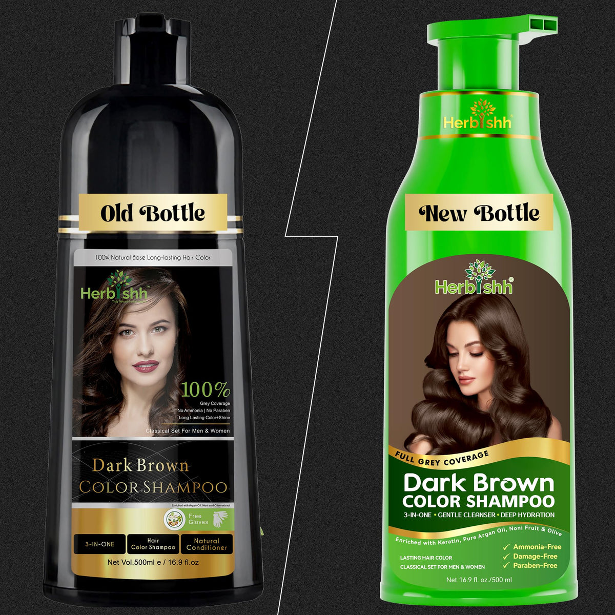 Herbishh shampoo texture close-up highlighting rich lather and moisturizing feel benefit