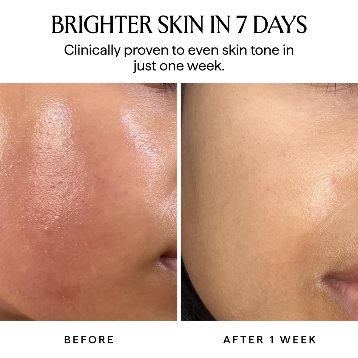 HERBIVORE serum applied to skin small drop demonstrating blendability and glow