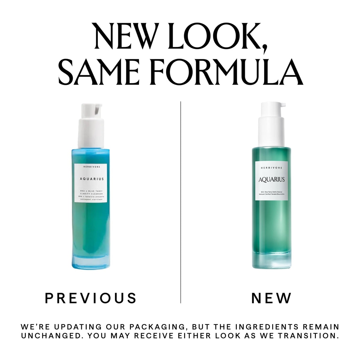 HERBIVORE pump dispensing gel texture highlighting gentle foam transformation
