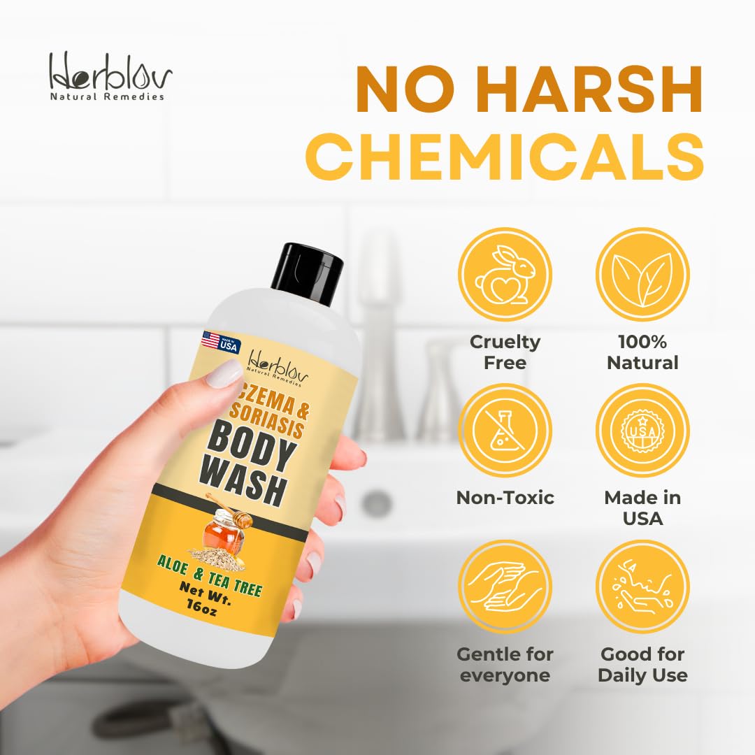 Herblov bottle label detail highlighting natural, fragrance-free formula