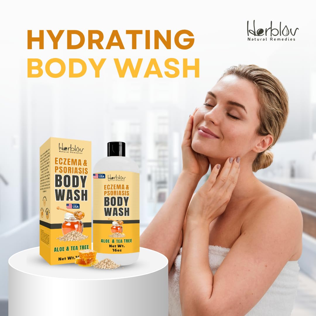 Herblov lather on skin close-up illustrating gentle foaming action
