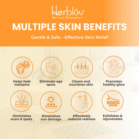Herblov creamy lather texture demonstrating gentle exfoliation and hydration