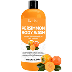 Herblov front packaging showing persimmon soap and fresh benefit