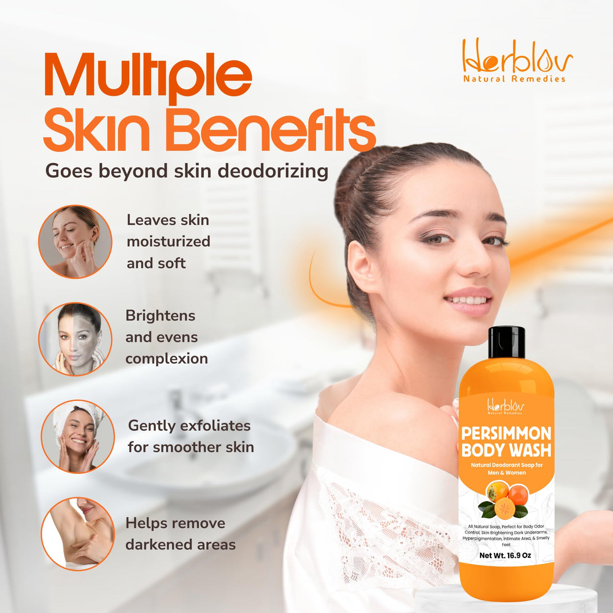Herblov rich lather texture demonstrating moisturizing suds benefit