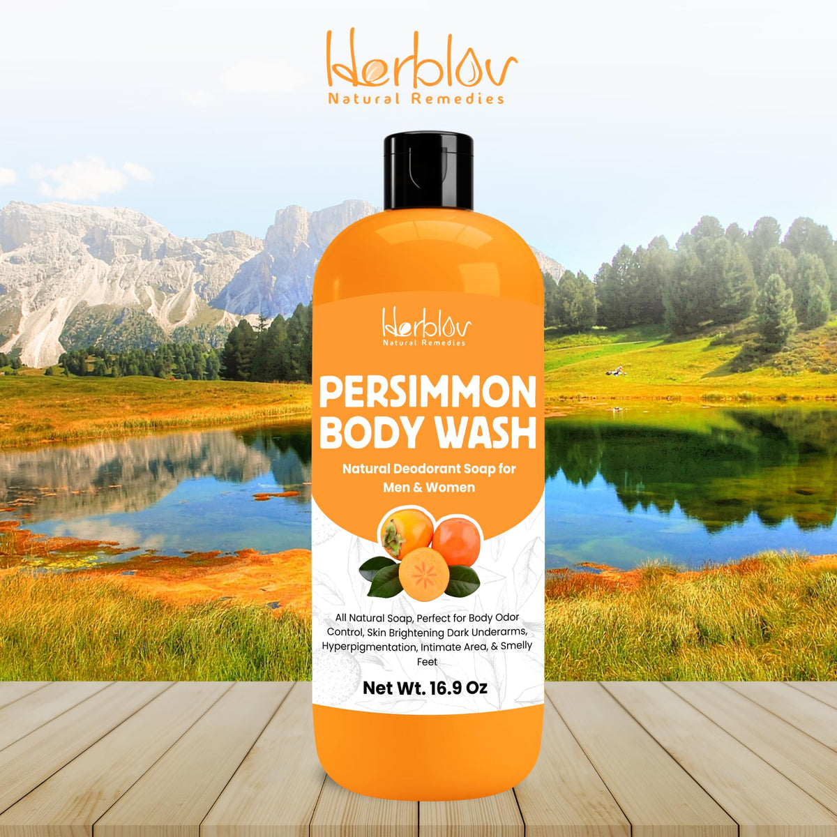 Herblov soap in bathroom lifestyle scene suggesting daily hydrating care