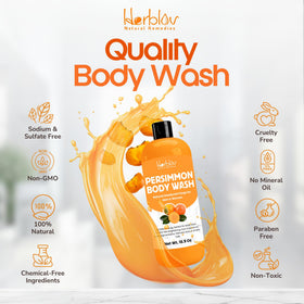 Herblov body wash used on underarm area for odor control