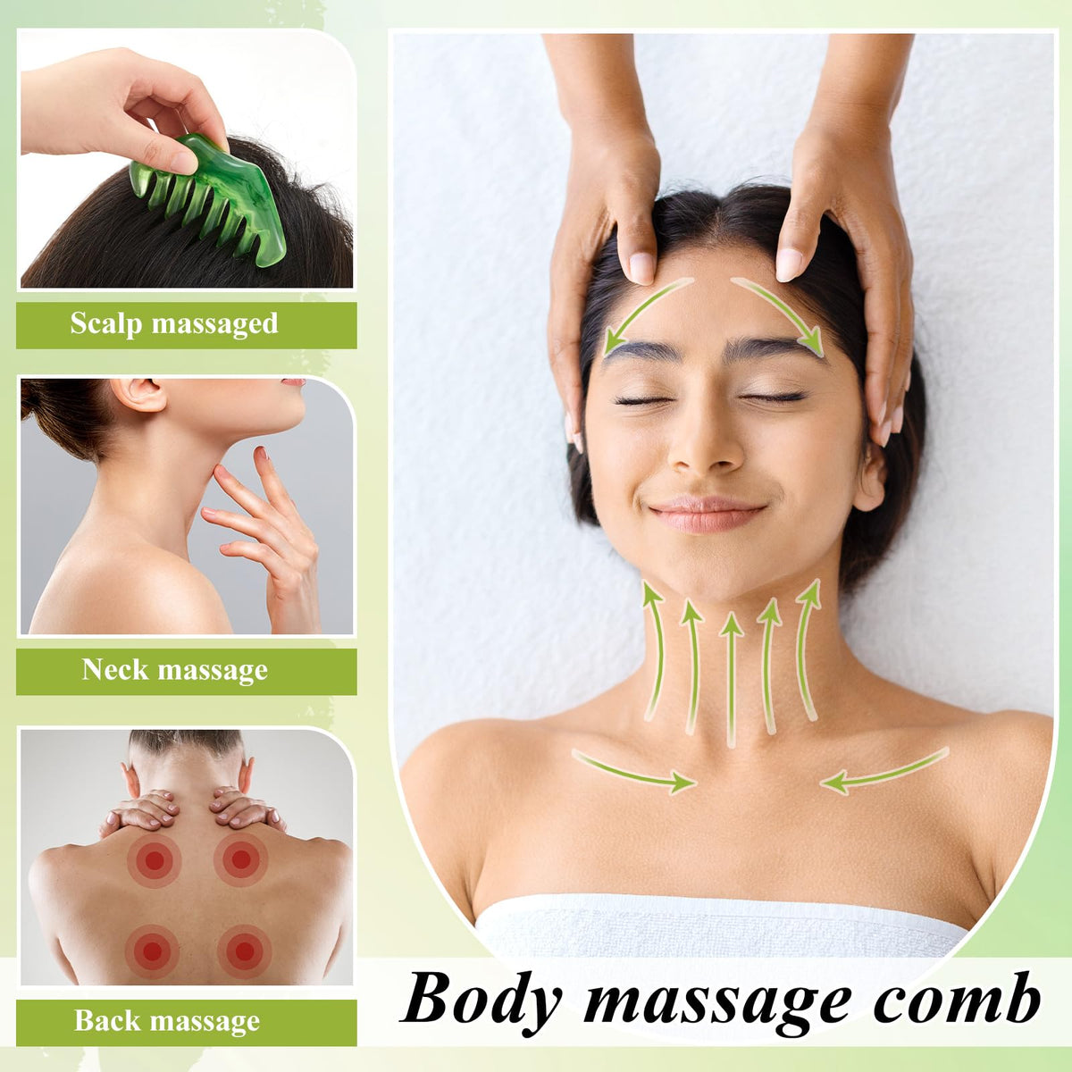 Hercicy jade eye mask worn during relaxation to reduce puffiness