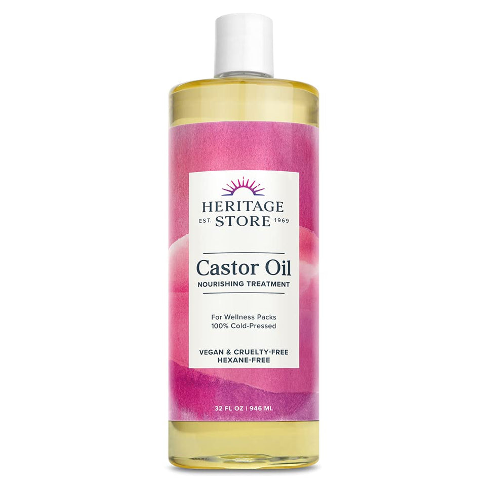 HERITAGE STORE front bottle view showing label and 32oz size benefit
