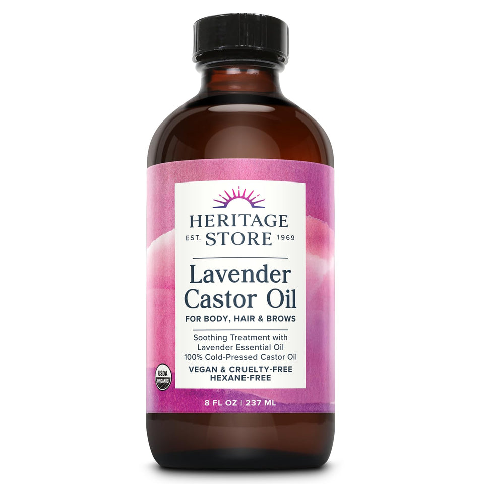 HERITAGE STORE front label showing product name and size for clear identification and trust