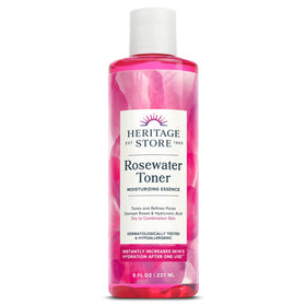 HERITAGE STORE front label showing toner and benefits