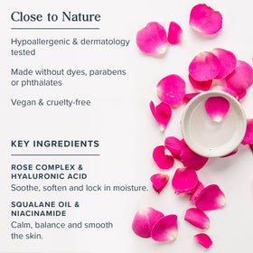 HERITAGE STORE ingredient label detail highlighting gentle botanicals