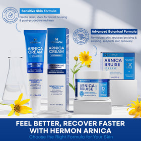Hermon jar on bathroom counter in lifestyle scene suggesting daily skincare routine inclusion