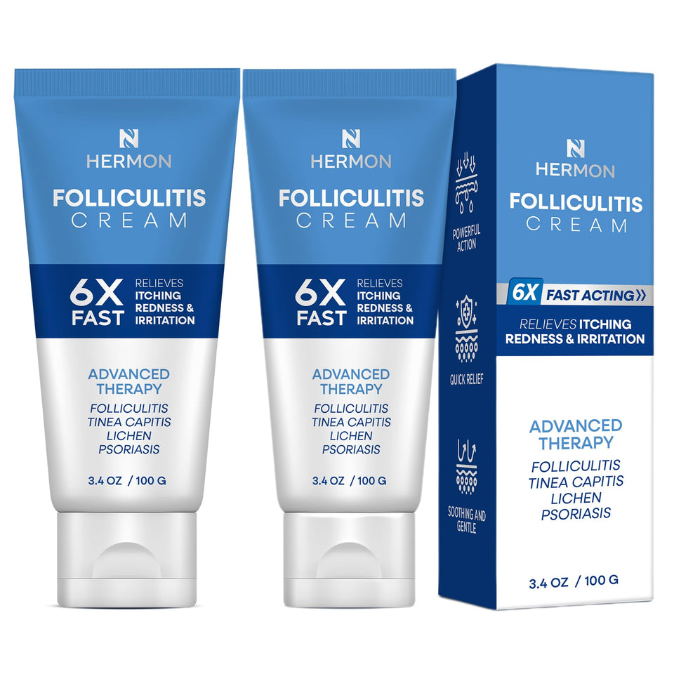 Hermon front packaging showing two cream tubes and product branding for easy identification and supply