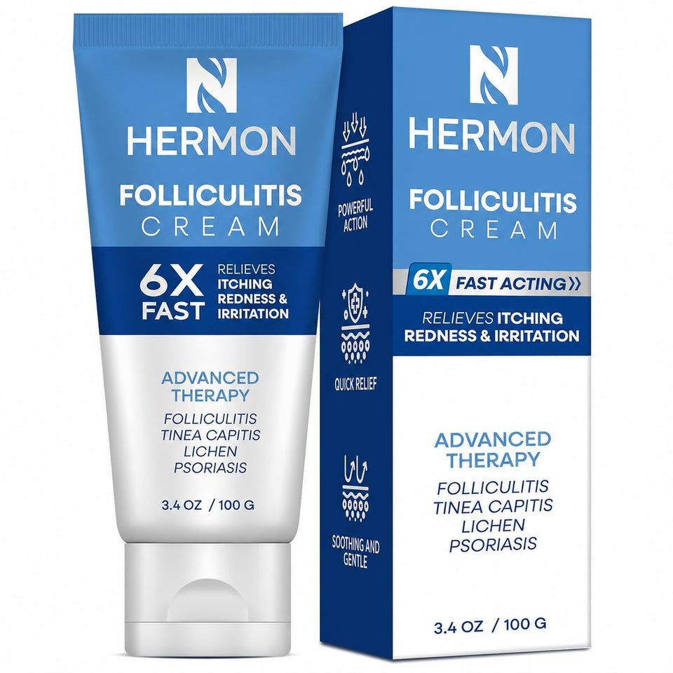 Hermon cream front packaging showing tube and 100g size with clear labeling