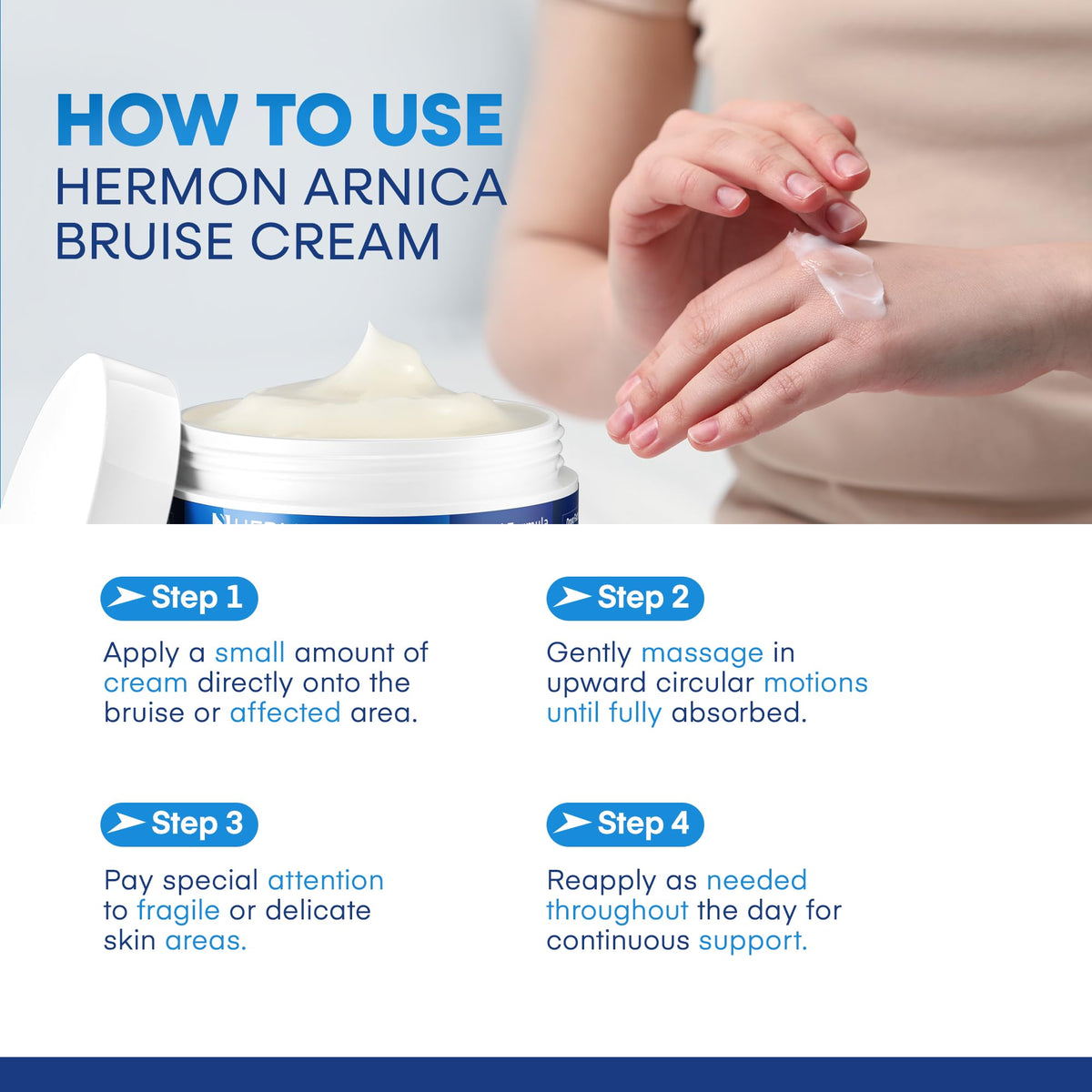 Hermon on bathroom shelf in routine setting for convenient daily use