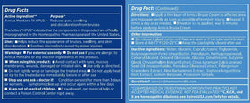 Hermon ingredients label showing key components and transparency benefit