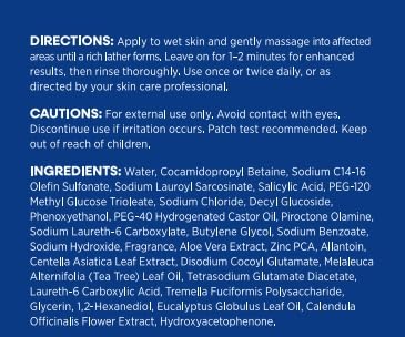 Hermon ingredient list on label emphasizing transparency and clarity