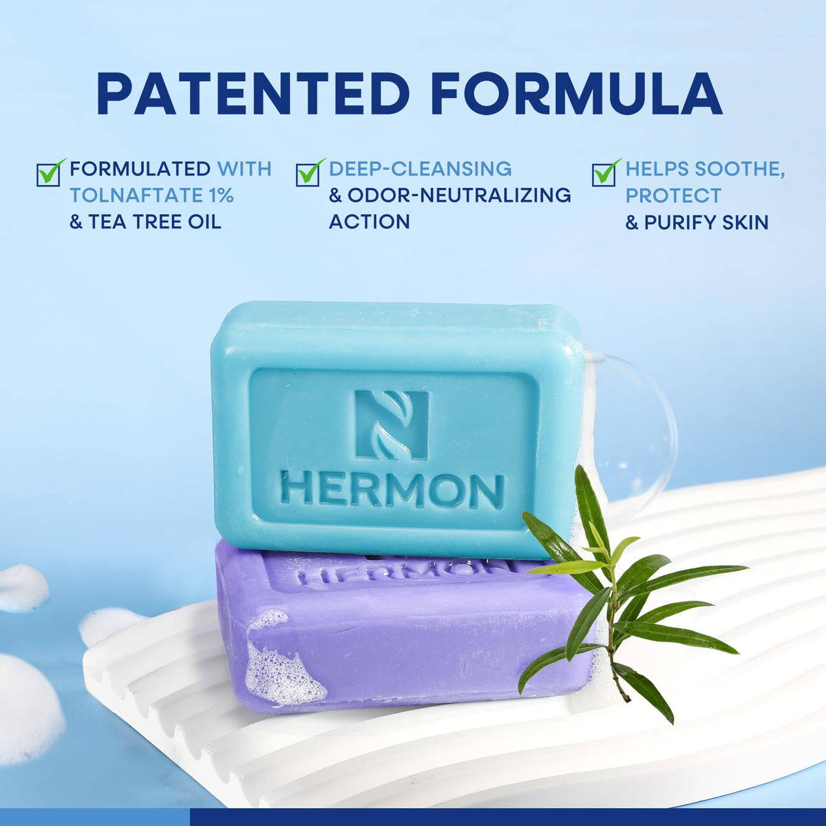 Hermon lavender variant bar highlighting scent option and calm