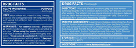 Hermon tea tree ingredient close-up showing botanical soothing benefit