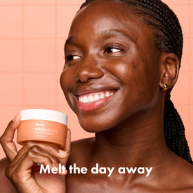 HERO COSMETICS balm texture close-up highlighting smooth meltability benefit
