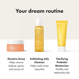 HERO COSMETICS removing makeup swatches showing effective cleansing benefit
