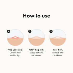 Hero Cosmetics translucent matte patch blending into skin discreetly