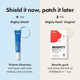 HERO COSMETICS lifestyle bag with Mighty Shield ready for on-the-go protection