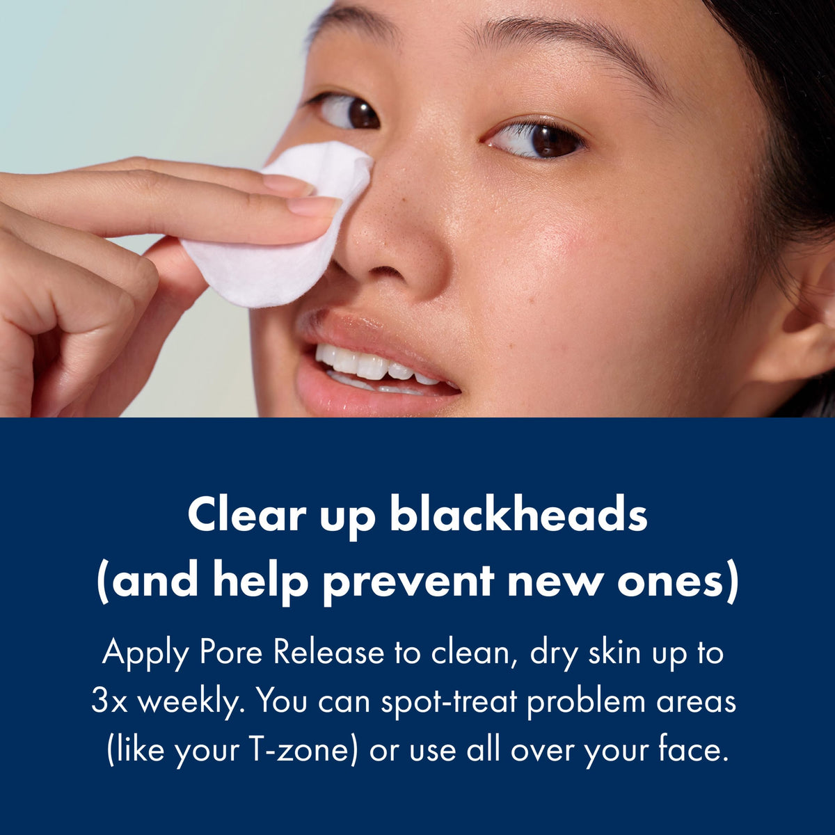 HERO COSMETICS pouring toner onto hand for precise targeted application