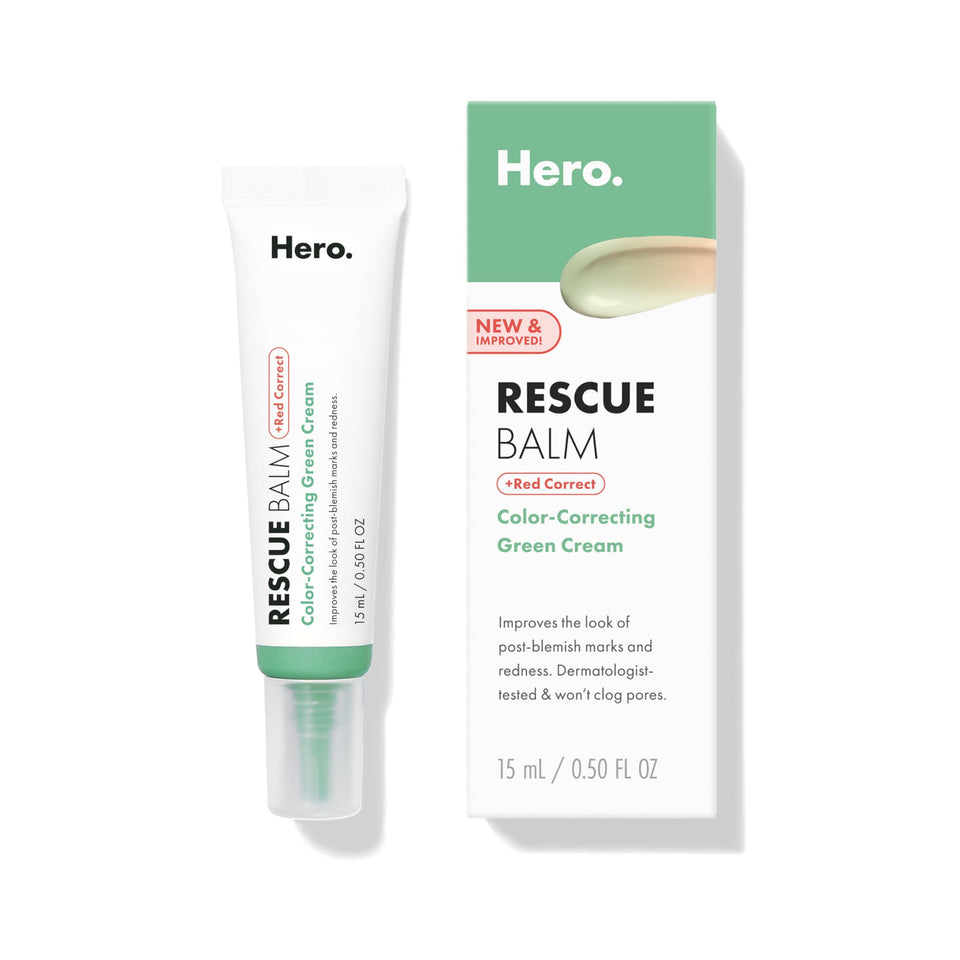 HERO COSMETICS tube front view showing compact corrective cream