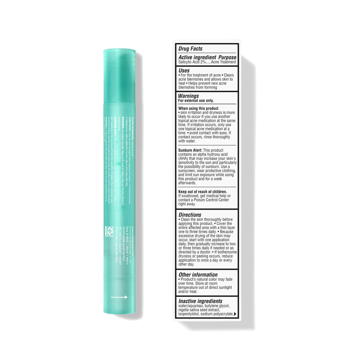Hero Cosmetics clear gel texture swatch highlighting fast-absorbing benefit