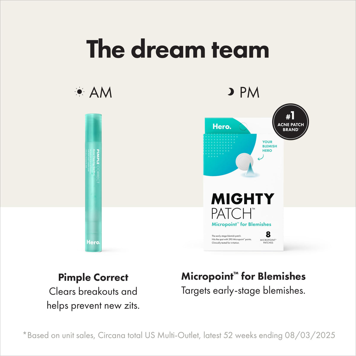 Hero Cosmetics pen on bathroom counter illustrating daily routine convenience benefit