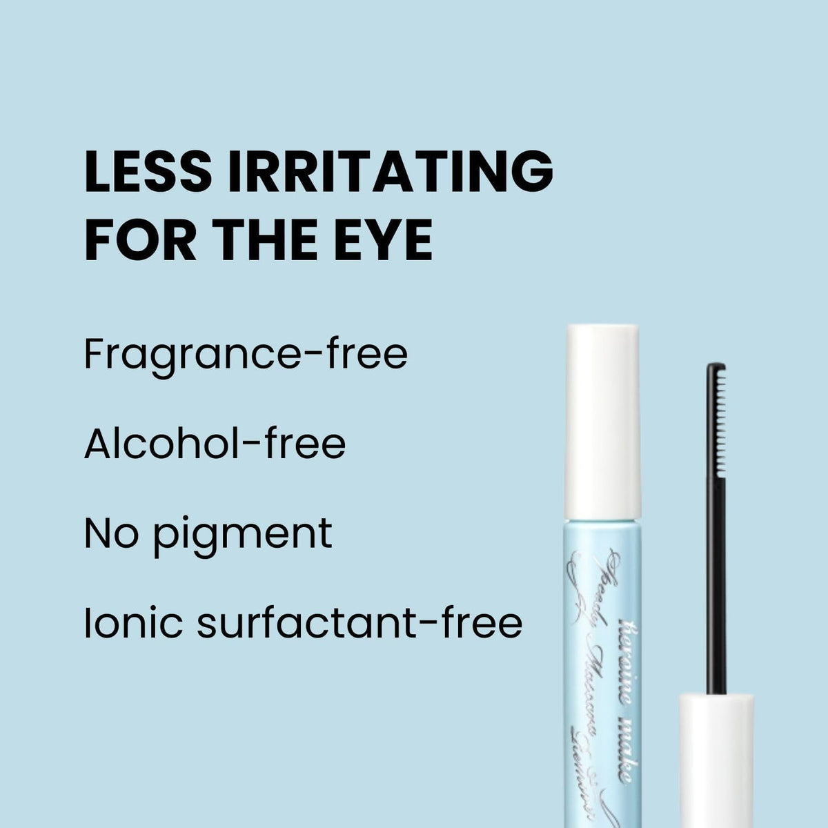Heroine Make before and after lashes displaying added volume instantly