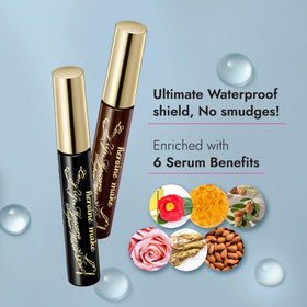 Heroine Make close-up of lashes coated for visible length benefit
