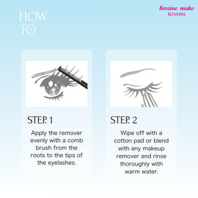 Heroine Make ingredient display with oils and extracts for lash care