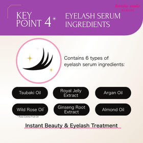 Heroine Make mascara applied on model eye enhancing curl